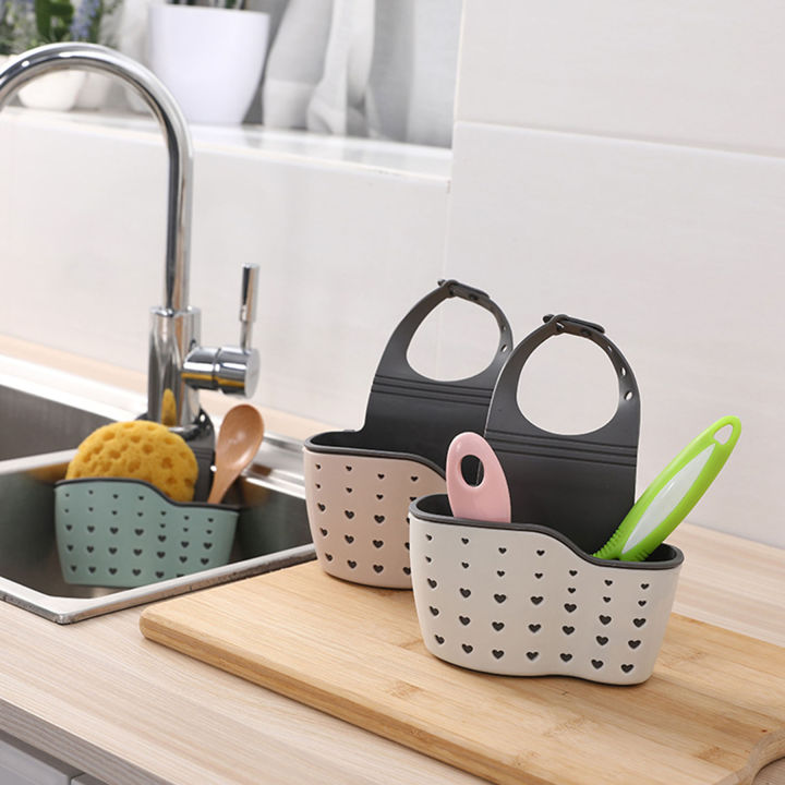 Drain Shelf Hanging Strainer Multifunctional Sink Shelf Sink Storage