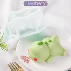 Heabety  Khuôn làm bánh mousse hình khủng long dễ thương khuôn silicon làm panna cotta khuôn làm kem trứng khuôn làm bánh gato dụng cụ làm bánh trang trí bánh gato họa tiết khủng long xanh hoạt hình