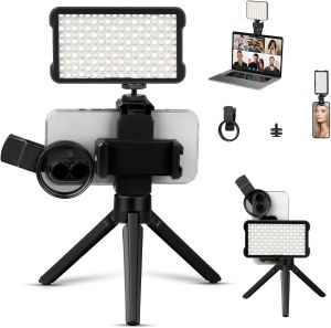 Tattoo Light Kit with 180LED and CPL Filter Len Polarized Light for Tattoo Compatible with iPhone DSLR Camera Tattoo Equipment and Supplies Tattoo Lamp Remove Glare for Selfie Photography