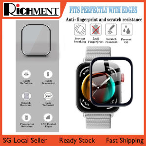 【🔥SG SELLER🔥】RICHMENTGADGET Anti-Scratch Ultra-HD Full Coverage TPU Screen protector film for Huawei Fit 3 Fit3 HW Watch 4 Watch 5 pro wath5 5pro watch4 4pro Watch4