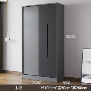 【SG】Italian Solid Wood Wardrobe Large Storage Cabinet Simple Sliding Door Wardrobe Wardrobe with Drawers