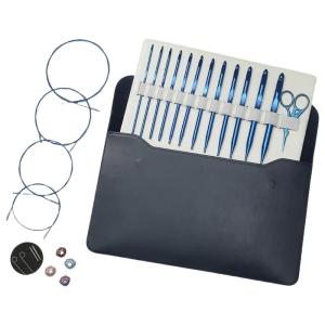 Interchangeable Circular Knitting 3-10.0mm Carpet Crochet Hook Set Tunisian Crochet Hook Set Weaving Tools