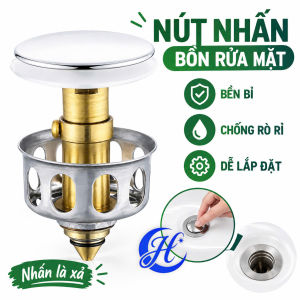Nút nhấn xả thoát nước chậu rửa mặt lavabo  bồn rửa mặt