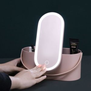 M Concept eMall Portable Makeup Case With LED Makeup Mirror