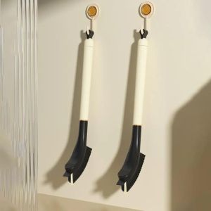 Household Multifunctional Crevice Brush Bathroom Long Handled Groove Cleaning Brush Stove Top Brush Wiper Cleaning Brush