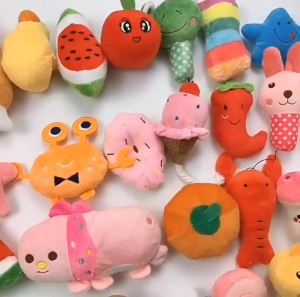 Dog Plush Toy Carrot Sound  Toy Puppy Small Dog Teddy Cat Bite-Resistant Molar Toy Birthday Gift Holiday Gift