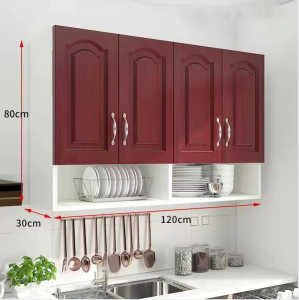 Ready Stock- Kitchen Wall Cabinet Hanging Cabinet Top Kitchen Storage Cabinet Kitchen cupboard almari dapur kabinet dapur gantung Storage kitchen cabinet storage rack with door kabinet dapur pasang sendiri  厨房壁柜