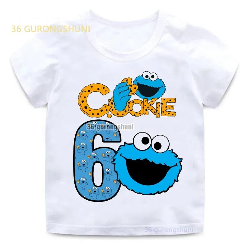 cookie monster 2nd birthday shirt