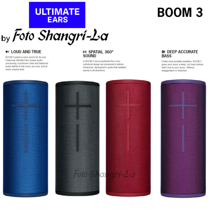 Ultimate Ears UE BOOM Portable Wireless Bluetooth Speaker 360