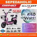 Sepeda Listrik GENIO ATTURA G1 BY UNITED 350 Watt Electric E Bike. 