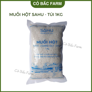 Muối hột(Muối biển thô) Sahu – Coarse Salt Sahu – CỎ BẤC FARM