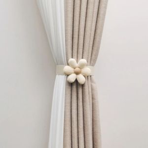 CHUN053634 Elastic Band Curtain Tieback Cartoon ic Buckle Curtain Rope Holders Cute Flower Shape Window Curtain Buckles Kids Room
