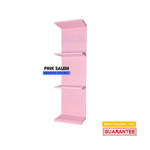 RAK SUSUN DINDING TINGKAT 4 SUSUN RAK PRAKTIS MINMALIS PUTIH HITAM HIJAU PINK