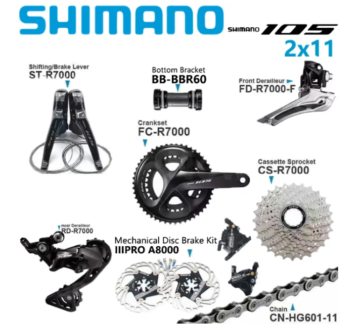 Shimano 105 11 speed best sale disc groupset