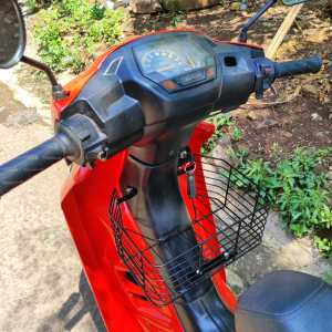 Keranjang Tengah Suzuki Tornado Besi Hitam Set Braket dan baud Bagasi Tengah Tornado GX GS 110 Kualitas bagus