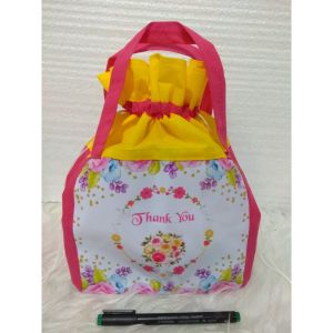 Goodie Bag Ulang Tahun Anak SERUT V18 cm Tas Spunbond Bingkisan Souvenir Ultah Nasi Kotak Dos 18