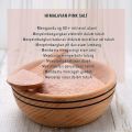 800 gm Organic and Halal Himalayan White & Pink Salt - Organik Garam Putih Batu Bukit Himalaya - 100% Asli. 