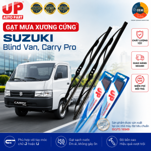 Gạt mưa kính lái ô tô tải Van SUZUKI Blind Van Carry Pro - Xương cứng ( xương sắt ) - UP PARTS OEM chất lượng cao
