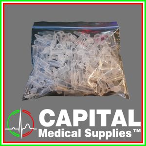 Micro Centrifuge Tube 0.5 ml Color White Plastic 50 pcs/pack (WINGUARD)