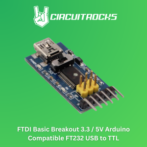 Circuitrocks FTDI Basic Breakout 3.3 / 5V Arduino Compatible FT232 USB to TTL