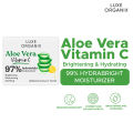 LUXE ORGANIX  Aloe Vera Vitamin C 97% Hydra Bright Moisturizer 50g. 