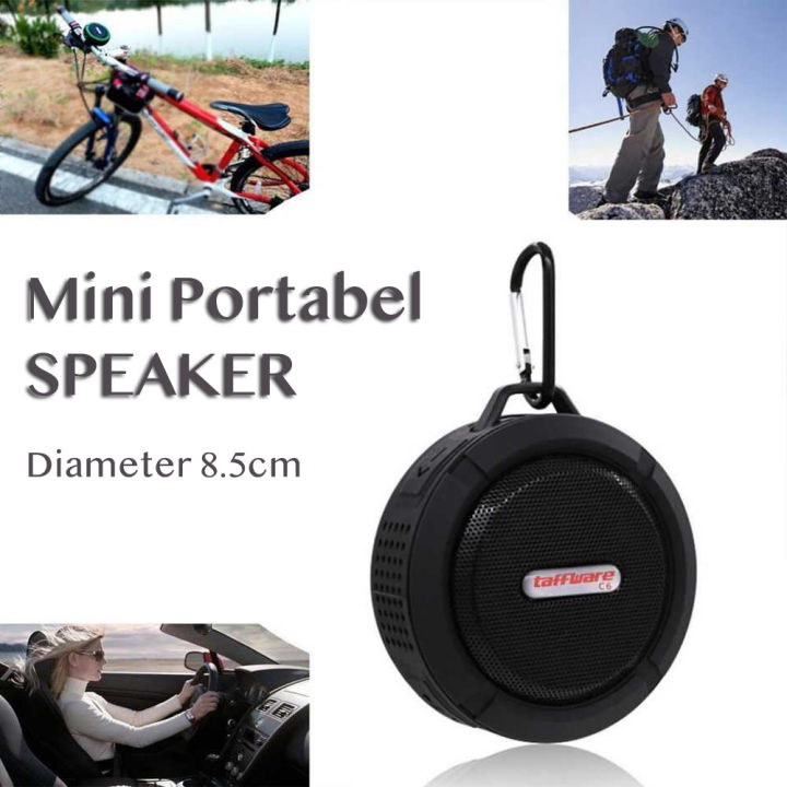 Mini Outdoor Bluetooth Speaker Waterproof Untuk Outdoor Camping Hiking  Adventure Portable Portabel Design Tahan Air Perlengkapan Audio Video  Pemutar