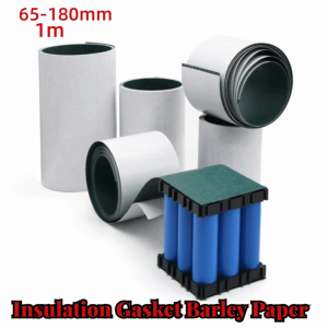 NOBLELUX Width 95-180mm 1M Battery Insulation Gasket Self Adhesive Barley Paper Electrode Insulated Pads Flat Shape 18650 Battery Insulator Pads Battery Pack