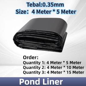 2Meter/4Meter/6Meter width HDPE Fish Pond Liner 0.35mm Thickness Kolam Canvas Ikan Garden Pools HDPE Thick Pelapik Kolam ikan HDPE Pond Liner Pelapik Kolam Reinforced Membrane 防渗膜