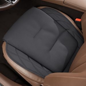 GLOBECART Breathable Car Seat Cover Soft Comfortable Car Front Seat Cover Durable PU Leather Seat Protection Pad Universal