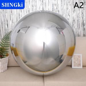 SHNGki 4D Sphere 32 inch kim loại hiệu ứng gương trang trí bóng cho lễ kỷ niệm và trang trí bên làm đầy với Helium có thể nổi