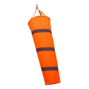 150cm Windshock Arah Angin Oranye Windsock Petunjuk Arah Mata Angin Reflektif Luminous Wind Sock