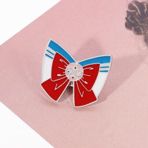 Anime Sailor Moon Enamel Pin Bow Tie Metal Badge Brooch for Women Jewelry Jacket Jeans Lapel Pin Decoration Accessories Gifts