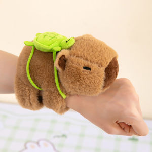 Bracelet Wrist Lying Down Doll Capybara Doll Snap Ring Cute Plush Toy Ugly Cute Doll