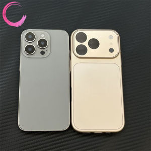 DIY New For iPhone 13 14 15 16 17 Pro Max changed to 17 Pro Max phone case replaces casing Premium PC+matte Glass Back Shockproof Protective Case