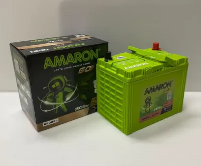 AMARON 65D26R GO : ISUZU TFR 2.5 Dragon eye TOYOTA Harrier MITSUBISHI E-Car NISSAN Cefiro A31 HONDA Accrod (89-93) etc. แบตเตอรี่รถยนต์ใหม่