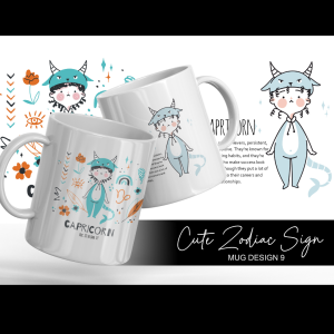 Cute Zodiac Sign Mug (LIMITED EDITION) WITH BOX