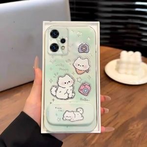 เคสสำหรับ Realme 9 pro plus realme 9i realme 9 pro + เคสศัพท์เคสนุ่มซิลิโคนป้องกันกันกระแทกปกใสดีไซน์ใหม่สวยงามการ์ตูนแมวพร้อมที่วาง TKYYMZJ01