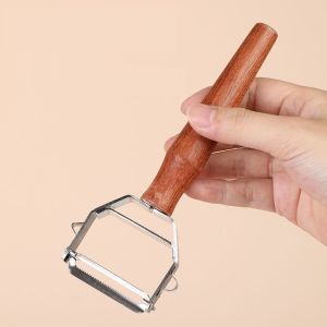 Dụng cụ bào gọt củ quả đa năng cán gỗ