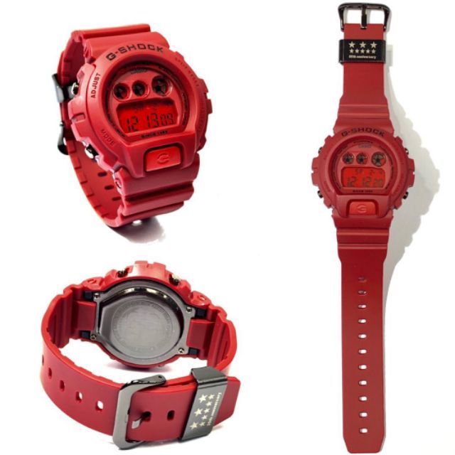 G Sh0ck Redout DW 6900 Digital Shock Resistant Watch Red Rubber