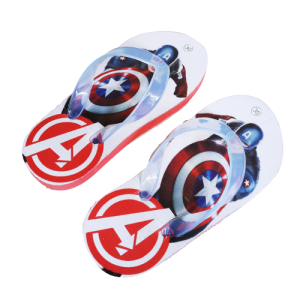Sandal Jepit Anak Avengers Captain Amerika Ukr 26 - 35 sandal avengers / sandal anak iron man / sandal jepit ironman / sandal anak karakter ironman