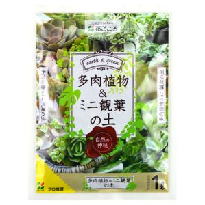 (SG Seller) Organic Succulent & Mini Foliage Soil 1L (Hanagokoro Japan Imported)