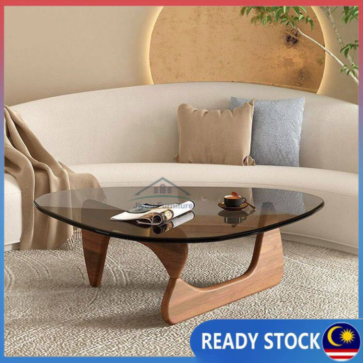 Tae Table Tempered Glass Coffee Table Home Living Room ins Wind Creative and ...