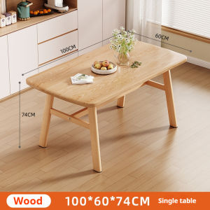 4/6/8 Seater Solid Wood Dining Table Set Modern Dining Table Coffee Table Long Table Study Table Kitchen Table餐桌/宴会桌