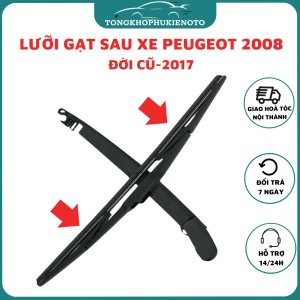 Lưỡi Gạt Mưa Sau Xe Ô Tô Peugeot 2008 Đời cũ-2017 gạt nước sau xe vừa khít xe siêu bềnsiêu sạch TSG 312