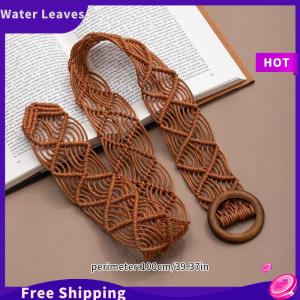 [Water]Hot Sale Freeshipping Phong Cách Bohemian bướm Nước Kim Cương Dệt Phong cách dân tộc làm bằng tay hạt gỗ của phụ nữ vành đai giản dị kỳ nghỉ phong cách eo dây