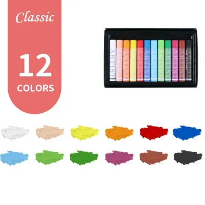 ชุดสีพาสเทลน้ำมันสีหนัก Giorgione Super Soft Oil Pastel สีพาสเทลน้ำมันสีหนัก ชุดสีพาสเทลน้ำมันสีอ่อน ชุดมาการอง ซักได้