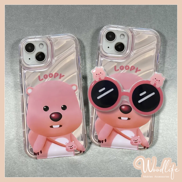 Cartoon Pororo Lovely Loopy Case Compatible for IPhone 7Plus XR 11