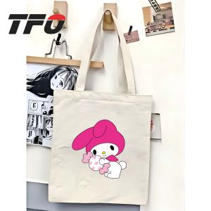 TFO My Melody by Sanrio Universe Character Canvas Tote Bag Versatile Ideal College School Tote Bag