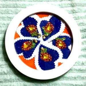 SEQUINS FRAMED ART