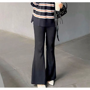 CELANA CUTBRAY KNIT WANITA Higwaist Knit Cutbray Wanita Premium